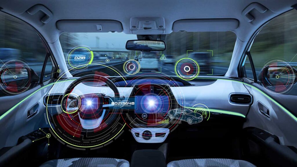 Painel de carro com alta tecnologia - tecnologias automotivas