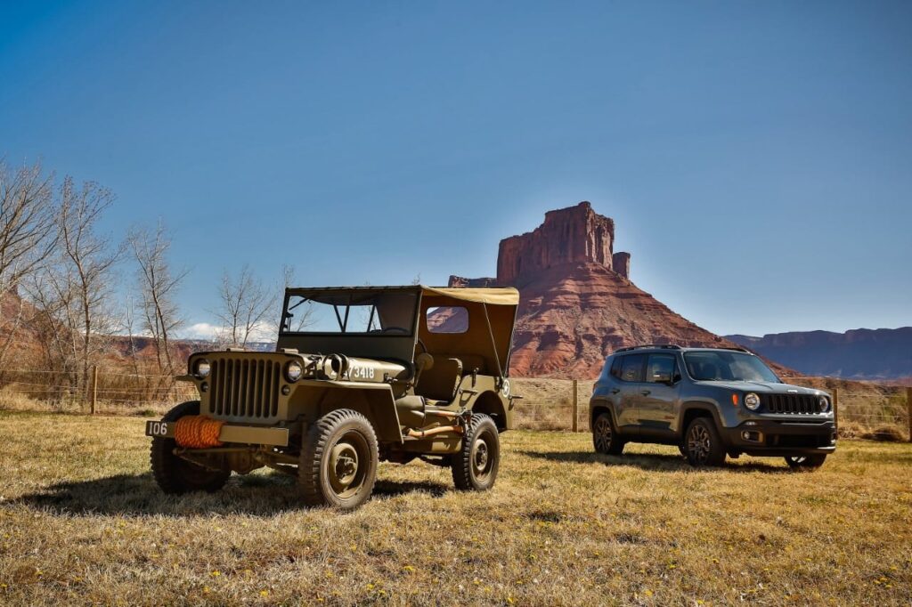Jipe antes de ser Jeep: a história do primeiro carro da marca 5 Foto Divulgação - Jeep antigo e Jeep Renegade