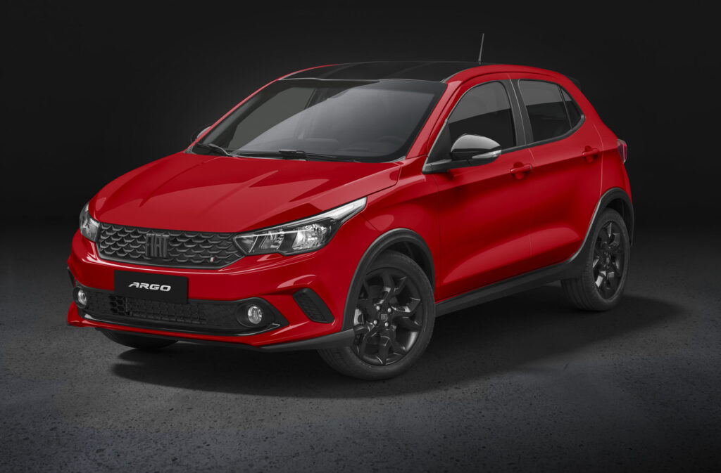 Dianteira do Fiat Argo HGT 1.8 2021