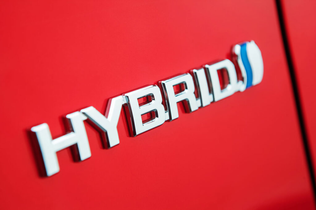 suv hibrido logo hybrid toyota