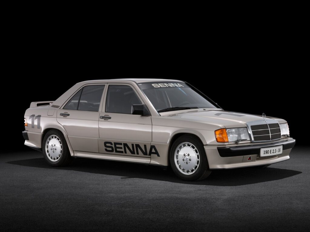 carros ayrton-senna mercedes benz 190 e