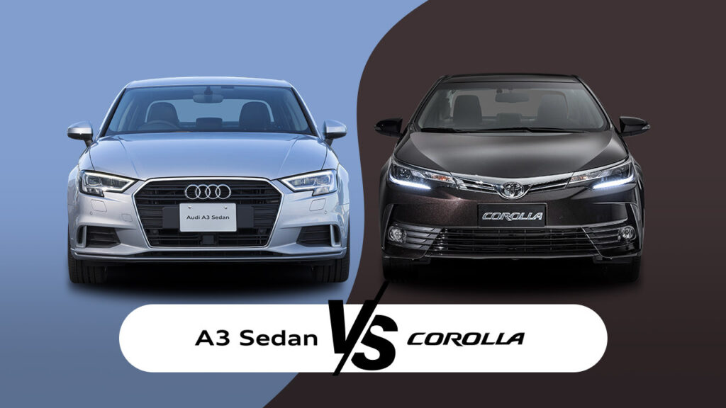 Audi A3 Sedan vs. Toyota Corolla