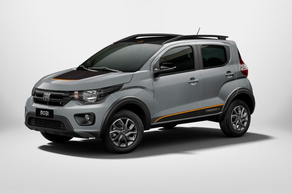 Fiat Mobi 2023 estreia com novos equipamentos de segurança 2 Fiat Mobi Trekking 2023 carros mais baratos desconto governo