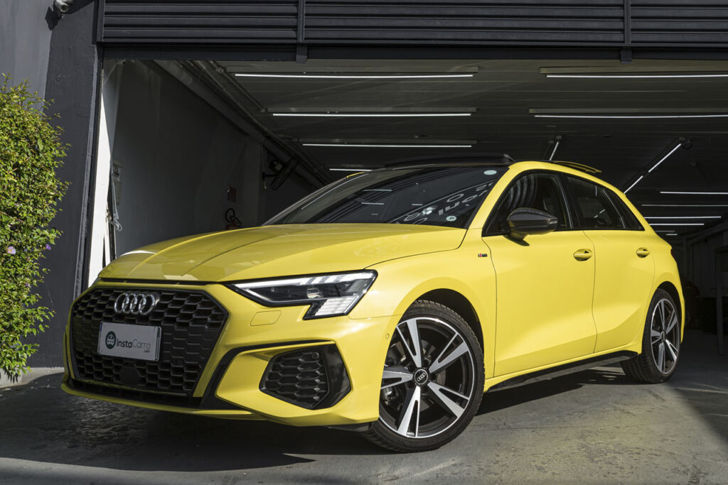 audi a3 sportback amarelo
