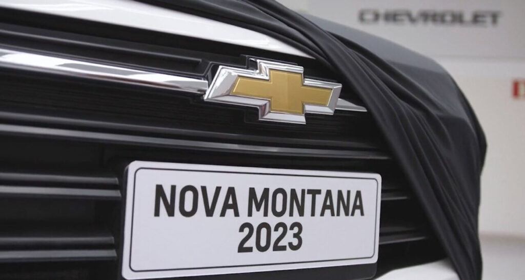 nova chevrolet montana 2023