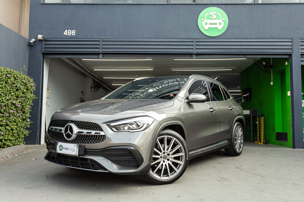 mercedes-benz gla 200 amg line cinza