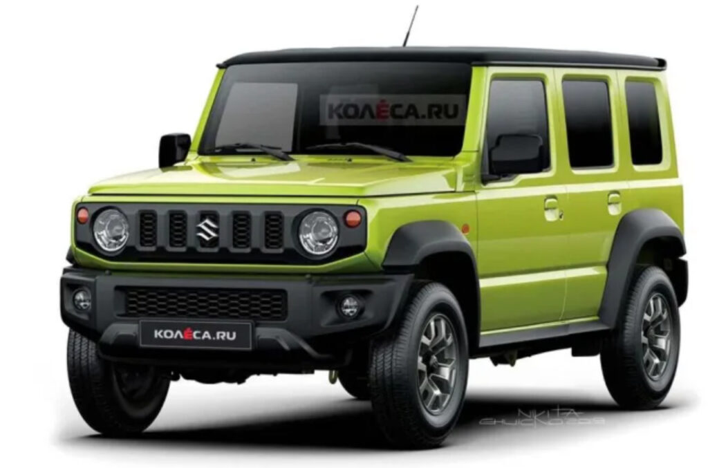 suzuki jimny 4 portas - projeção kolesa