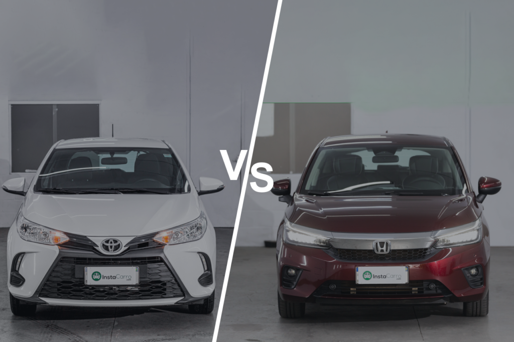 Toyota Yaris XLS x Honda City hatch Touring. Qual comprar? 3 Toyota Yaris XLS X Honda City Hachtback
