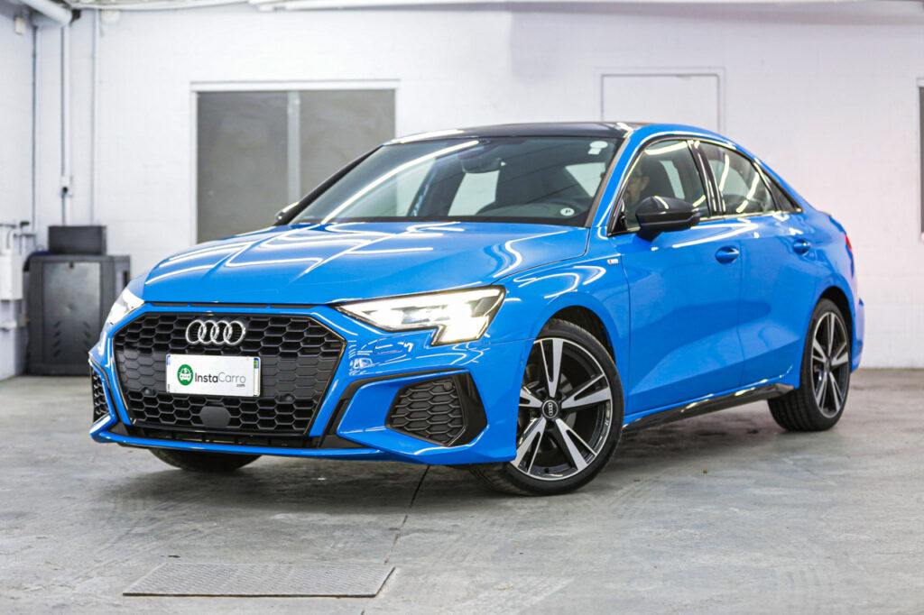 Audi A3 Sedan Performance Black Azul Turbo - carros importados até R$ 120 mil