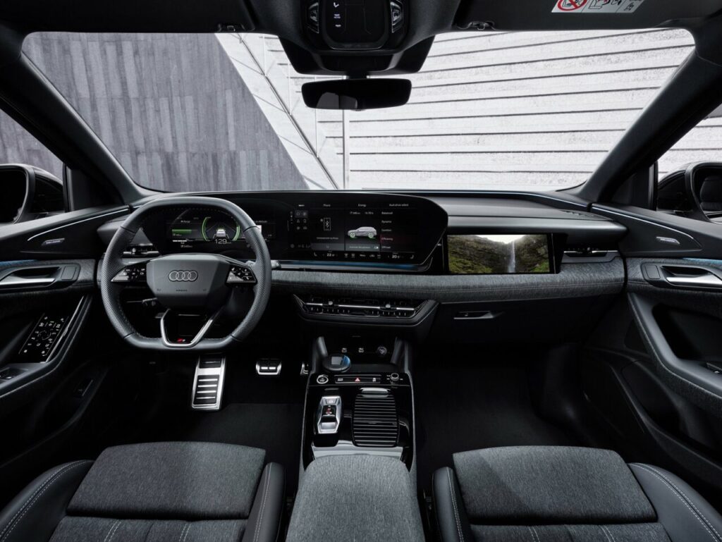 Audi Q6 e-tron interior 2025