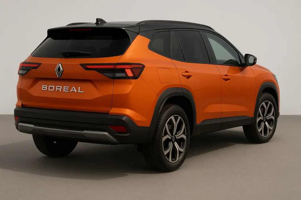 Projeção do visual da traseira do Renault Boreal - Fernando Naccari/InstaCarro
