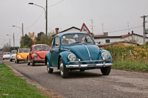 Volkswagen Fusca anos 60 azul