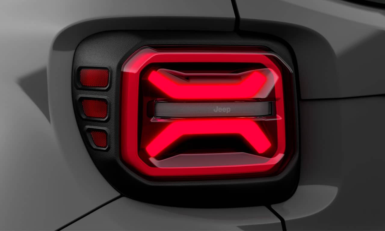 Jeep Renegade 2022 - nova lanterna LED traseira