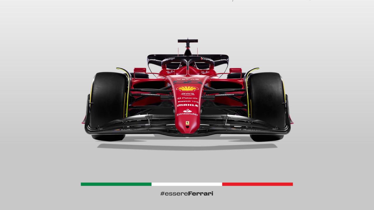 Ferrari F1-75 frente