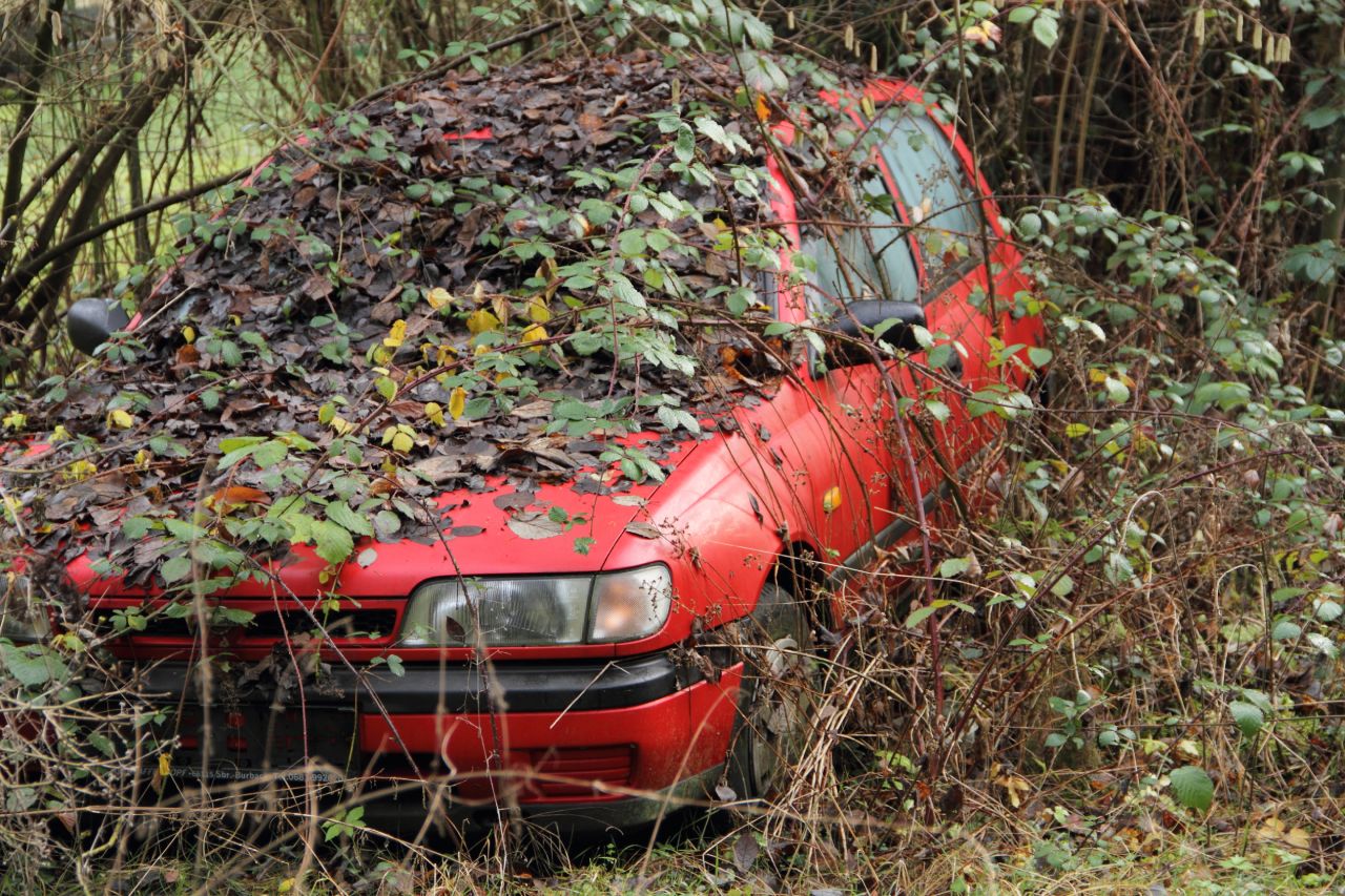carro antigo abandonado - como adquirir um carro por usucapião