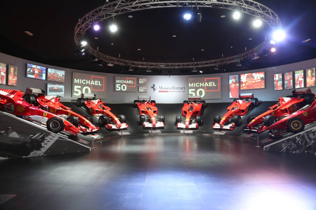 Museu Ferrari em Maranello - carros de Michael Schumacher