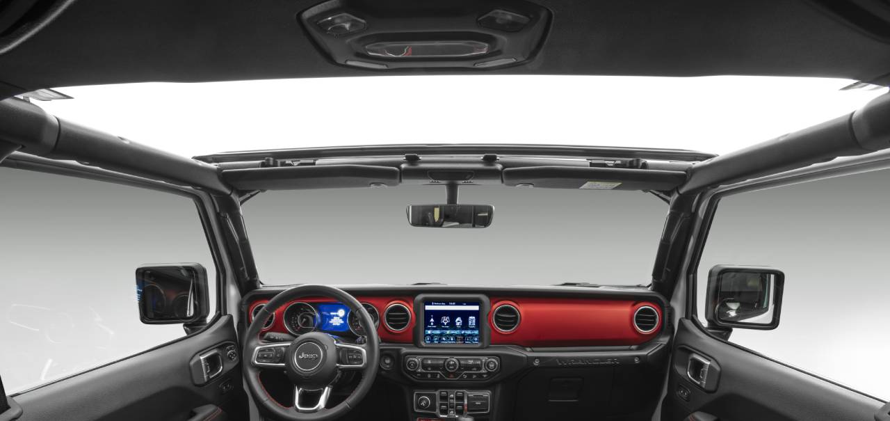 Novo Jeep Wrangler Rubicon - interior