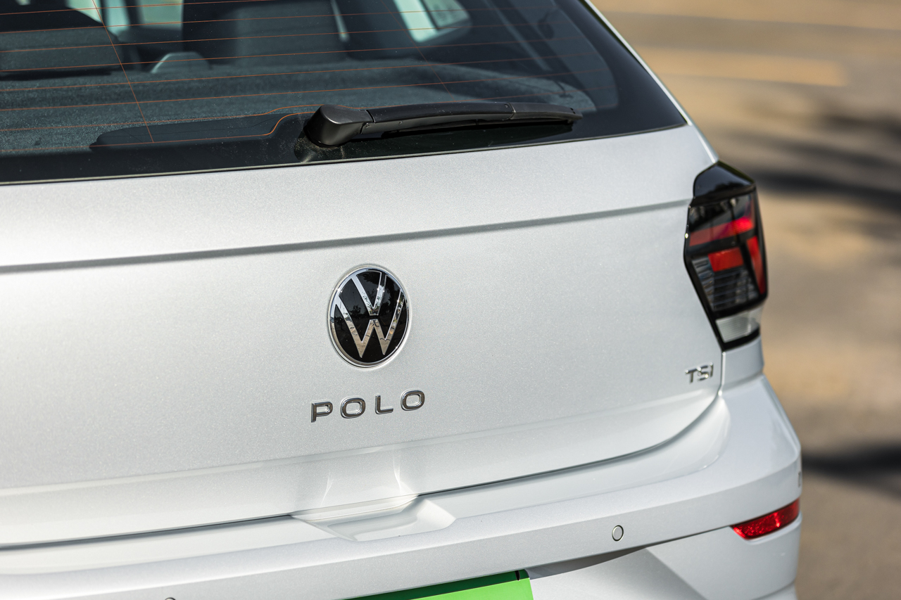 Logo traseiro do VW Polo TSI Manual