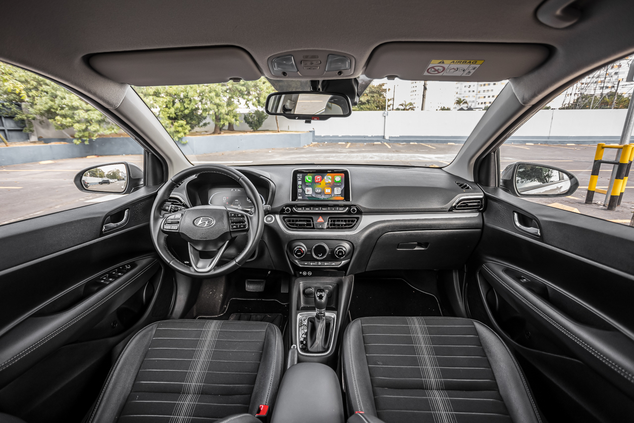 Interior do Hyundai HB20 Platinum Plus 2023